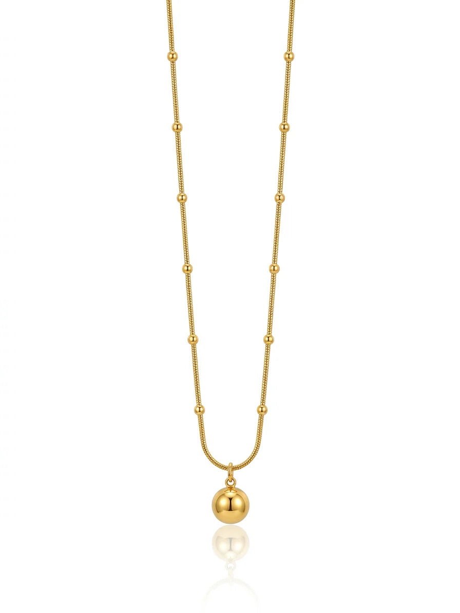 Beaded Chain Drop Necklace