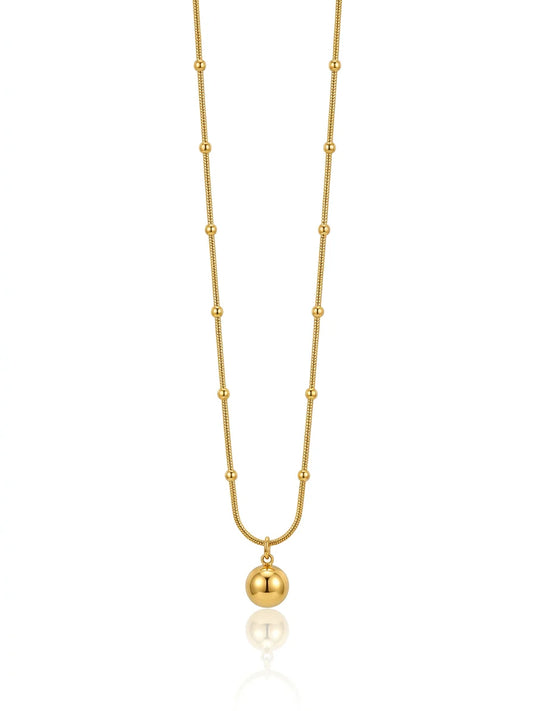 Beaded Chain Drop Necklace